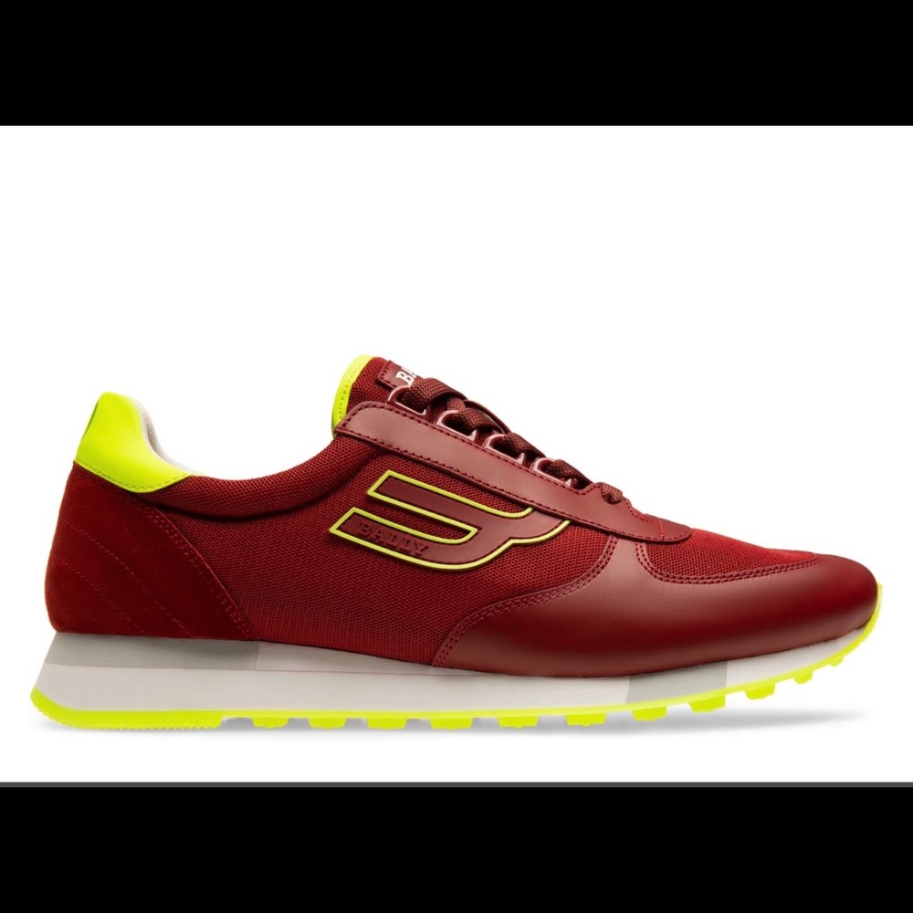 Bally Galaxy Gavino red low top sneakers - Picture 2 of 11
